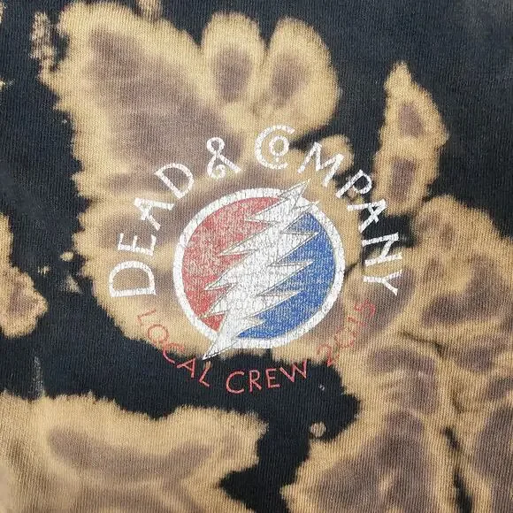 Grateful Dead & Company Crew Tshirt XL 2015 Tour Band Concert Liquid Blue Y2K - Picture 2 of 10